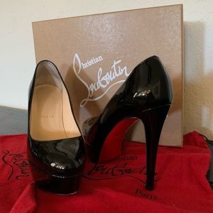Authentic Bianca 120 Patent Calf  Louboutin